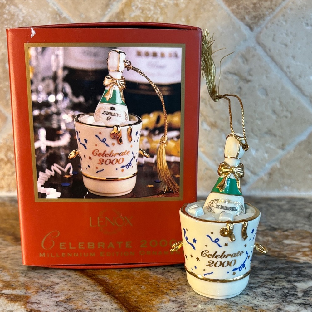 Lenox Millennium Celebration Collectible Ornament in Box